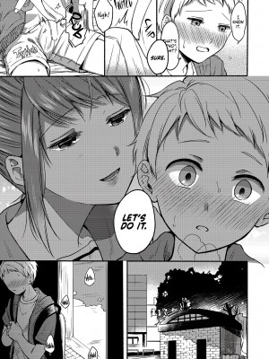 [どうしょく (小中えみ)] #裏垢お姉さんといちゃラブ精通式 ～ショタの絶倫ピストンに潮吹き絶頂～ [English] [無修正]_06