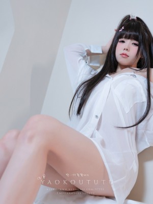 咬一口兔娘ovo - Boyfriend's shirt 男友衬衣_007