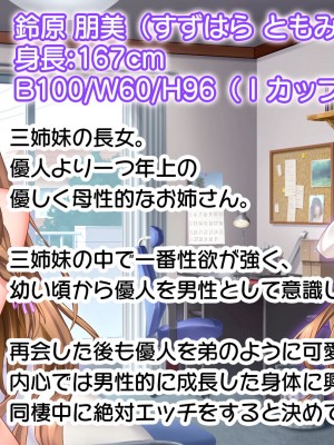 [スタジオ山ロマン (くりから)] 三姉妹サンドイッチ〜シェアルームにおっぱいぎゅうぎゅう詰め〜_002