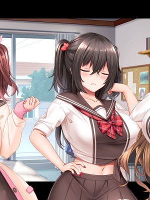 [スタジオ山ロマン (くりから)] 三姉妹サンドイッチ〜シェアルームにおっぱいぎゅうぎゅう詰め〜_335