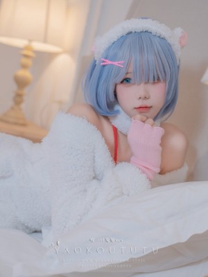 咬一口兔娘ovo - Rem bleat 蕾姆咩咩_004