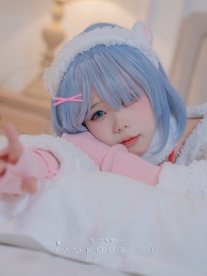 咬一口兔娘ovo - Rem bleat 蕾姆咩咩_020