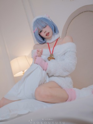 咬一口兔娘ovo - Rem bleat 蕾姆咩咩_024