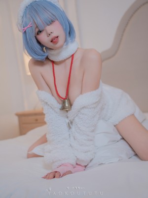 咬一口兔娘ovo - Rem bleat 蕾姆咩咩_028