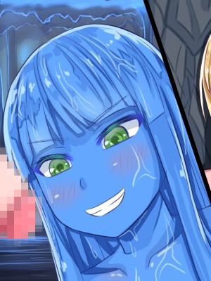 [Soft Thigh (むにおに)] スライム娘を退治しに洞窟へ向かったが捕まってしまった話_164