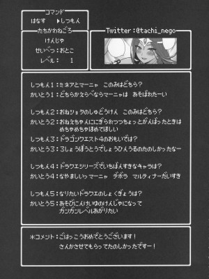 (C100) [Mizore Art Garden (由姫霙)]&nbsp;&nbsp;夜のジプシーダンス (ドラゴンクエストIV)_12