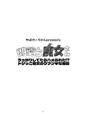 [ラカンカ (やばけい らかん)] 即堕ち魔女さん ～うっかりしてたらハメられた!？ ドジっこ魔女のウフンな毎日～_03