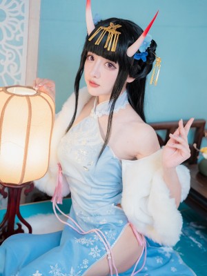 [紫氯氯] - 能代 貅 旗袍_18