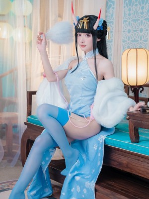 [紫氯氯] - 能代 貅 旗袍_17