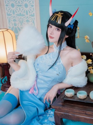 [紫氯氯] - 能代 貅 旗袍_05