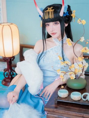 [紫氯氯] - 能代 貅 旗袍_12