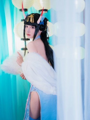 [紫氯氯] - 能代 貅 旗袍_03