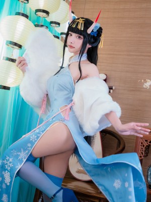 [紫氯氯] - 能代 貅 旗袍_09