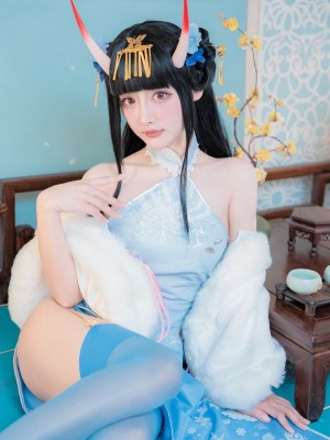 [紫氯氯] - 能代 貅 旗袍_16