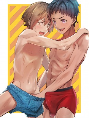 [エイチジジョウ (たかみや)] 片岡くんと恵丸くんの伝えたいコト[中国翻訳] [DL版]__001