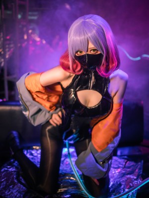 [酒酿促织nya]Astrum Design 运动鞋×高开衩×口罩 LUNA_05