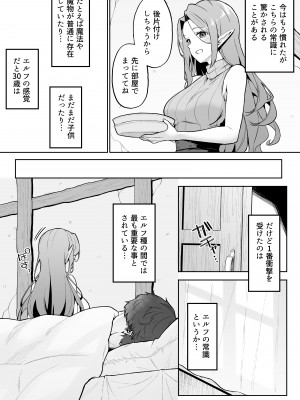 [凸凹HURRICANE (あんざゆう)] 転生したら過保護なエルフさんに拾われた件 [Don't Trust and Support Irodori Comics !]_009