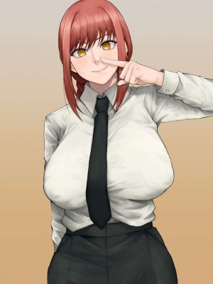 [むてんかぶつ] 【チェンソーマン】マキマさん 鼻ザー_037