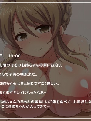 [ダメージ床R (あふろ)] 幼なじみのお姉ちゃんとお泊りH_003