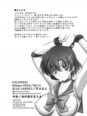 [ブルーガーネット (芹沢克己)] その星は汚されて3 (美少女戦士セーラームーン) [中国翻訳] [DL版]_18