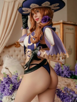 Alina Becker & Vinnegal - Lisa Minci & Mona Megistus (Genshin Impact)_12