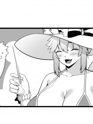 [青ばなな] 水着玉藻の早漏改善トレーニング漫画②【おまんこ編】｜泳装玉藻前小穴训练 (Fate／Grand Order) [不咕鸟汉化组]_10