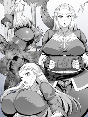[イト丸AA] 姫の触手ケツアクメ (ゼルダの伝説 ブレス オブ ザ ワイルド) [笑笑个人汉化]_6