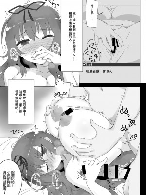 [カタくりコ (クズきりコ)] キュートヒッキー＠ライブナウ (閃乱カグラ) [中国翻訳] [DL版]_4