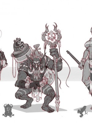 [L Axe] Frog Priest & Arch Drui (World of Warcraft)_059