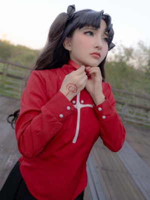 Fantasy Factory - 小丁 (Xiao Ding) cosplay Rin Tohsaka - FateGrand Order_12