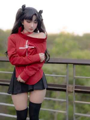 Fantasy Factory - 小丁 (Xiao Ding) cosplay Rin Tohsaka - FateGrand Order_16