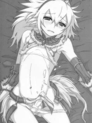 [睦月汉化组] (C80) [トラたま(略) (つん)] 女装キリン装備がユクモ村に遊びに来たら集会浴場のハンター達にレ○プされちゃいました。 (モンスターハンター)_03