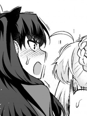 [あんこまん] セイバー＆凛、慎二と浮気セックス♥ (Fate／stay night) [黎欧出资汉化]_01