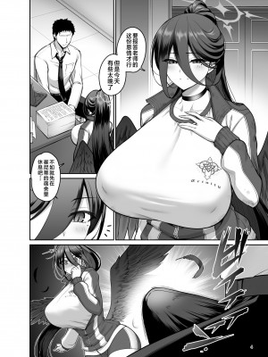 [うらさざん (南乃さざん)] 乳の恩返し (ブルーアーカイブ) [黎欧出资汉化] [DL版]_03