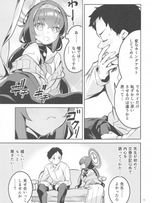 (C103) [サークルフィオレ (えかきびと)] 心が漏れる生徒&nbsp;&nbsp;(ブルーアーカイブ)_10