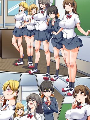 [NCP] 性に興味深々の巨乳制服女子たちとハーレムセックス！ 処女ビッチたちに肉バイブにされる童貞の僕_25