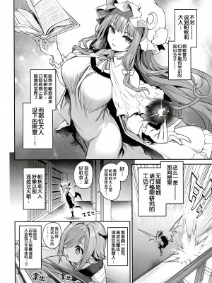 (C103) [あんみつよもぎ亭 (みちきんぐ)] パチュリー様と秘密の部屋 (東方Project) [白杨汉化组]_04