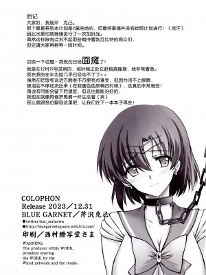 (C103) [ブルーガーネット (芹沢克己)] その星は汚されて4 (美少女戦士セーラームーン) [魔法汉化组]_17