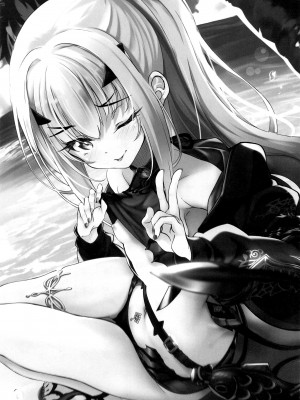(C103) [Part K (羊羽忍)] 水着のいちゃ恋ドラゴン メリュジーヌ (Fate／Grand Order) [黑锅汉化组]_03