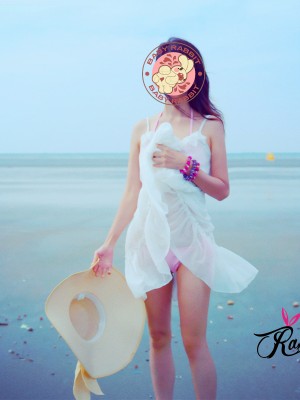 蕾丝兔宝宝 - 海滨白裙_009