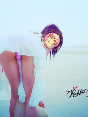 蕾丝兔宝宝 - 海滨白裙_012