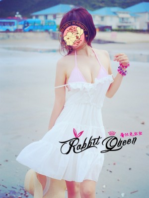 蕾丝兔宝宝 - 海滨白裙_019