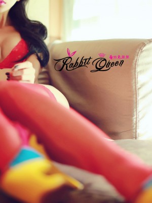 蕾丝兔宝宝 - 情趣红网袜_010