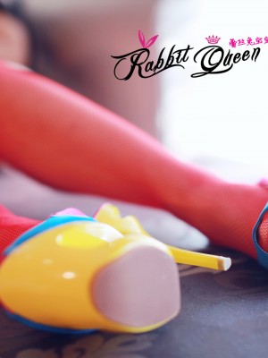 蕾丝兔宝宝 - 情趣红网袜_014