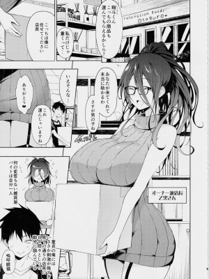 [アルカロイドノバケツ] 巨乳眼鏡ドスケベおねぇさんに筆おろし逆レセックスで弄ばれる。_04