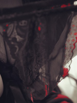 蕾丝兔宝宝 - 紫色魅影_046