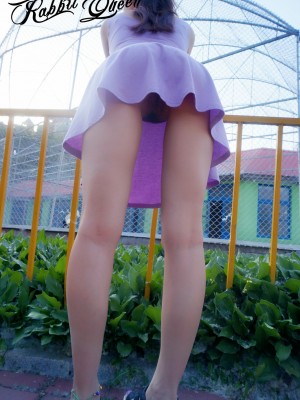 蕾丝兔宝宝 - 紫色裙子_016