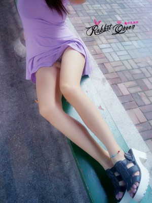 蕾丝兔宝宝 - 紫色裙子_025