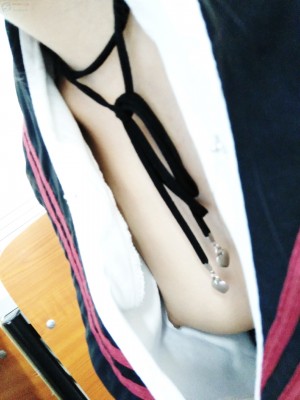 安久奈白 - 教室露出_034