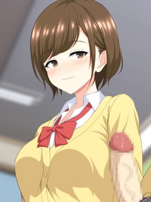 (同人CG集) [ホワイトノート] いつも俺をおちょくってくる女友達とノリでHすることになった話。_103_102